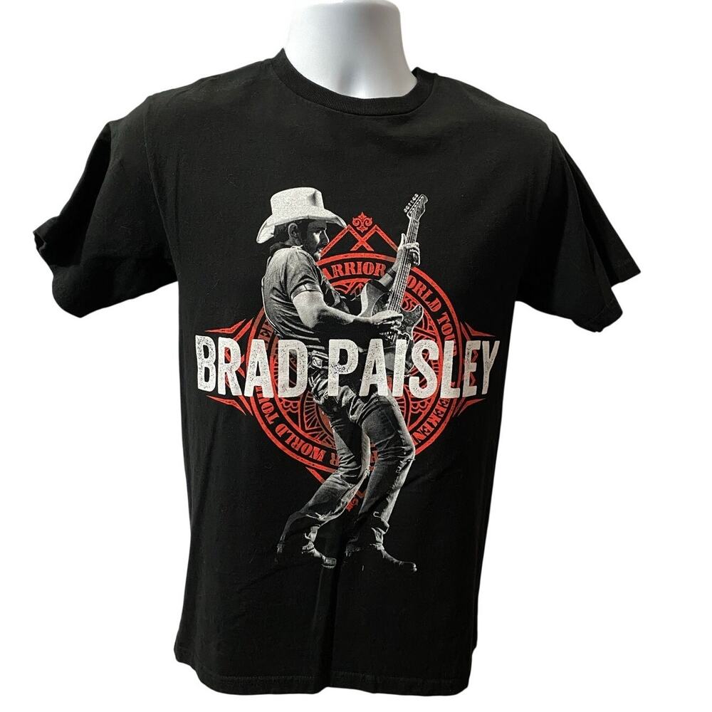 TULTEX BRAD PAISLEY SHIRT — Weekend Warrior Tour Black Graphic Tee Men's S